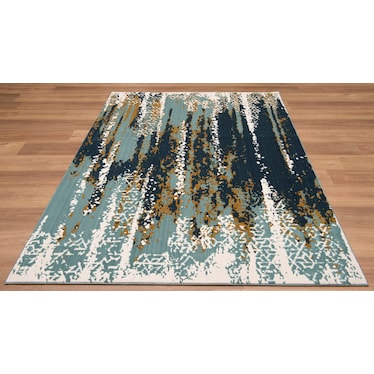 Nathalia Area Rug - Aqua Blue