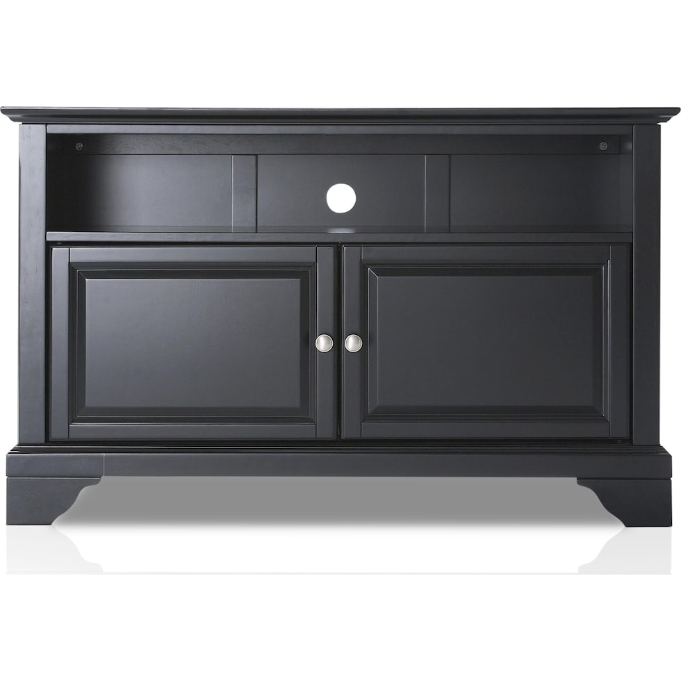 nathaniel black tv stand   