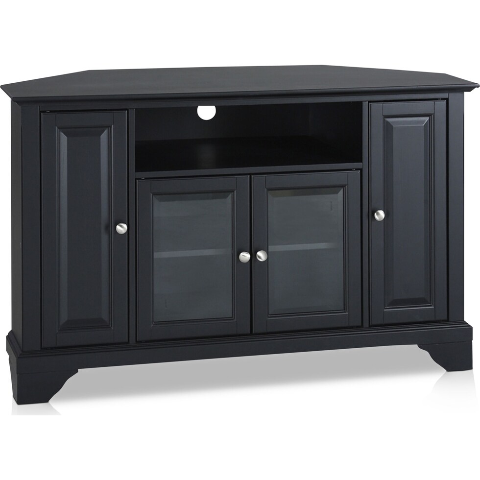 nathaniel black tv stand   