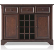 nathaniel dark brown buffet   