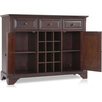 nathaniel dark brown buffet   