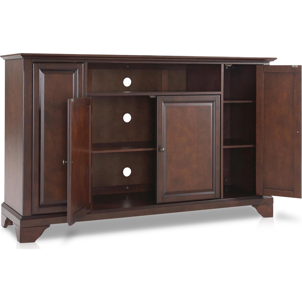 nathaniel dark brown tv stand   