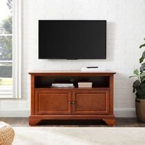 nathaniel dark brown tv stand   