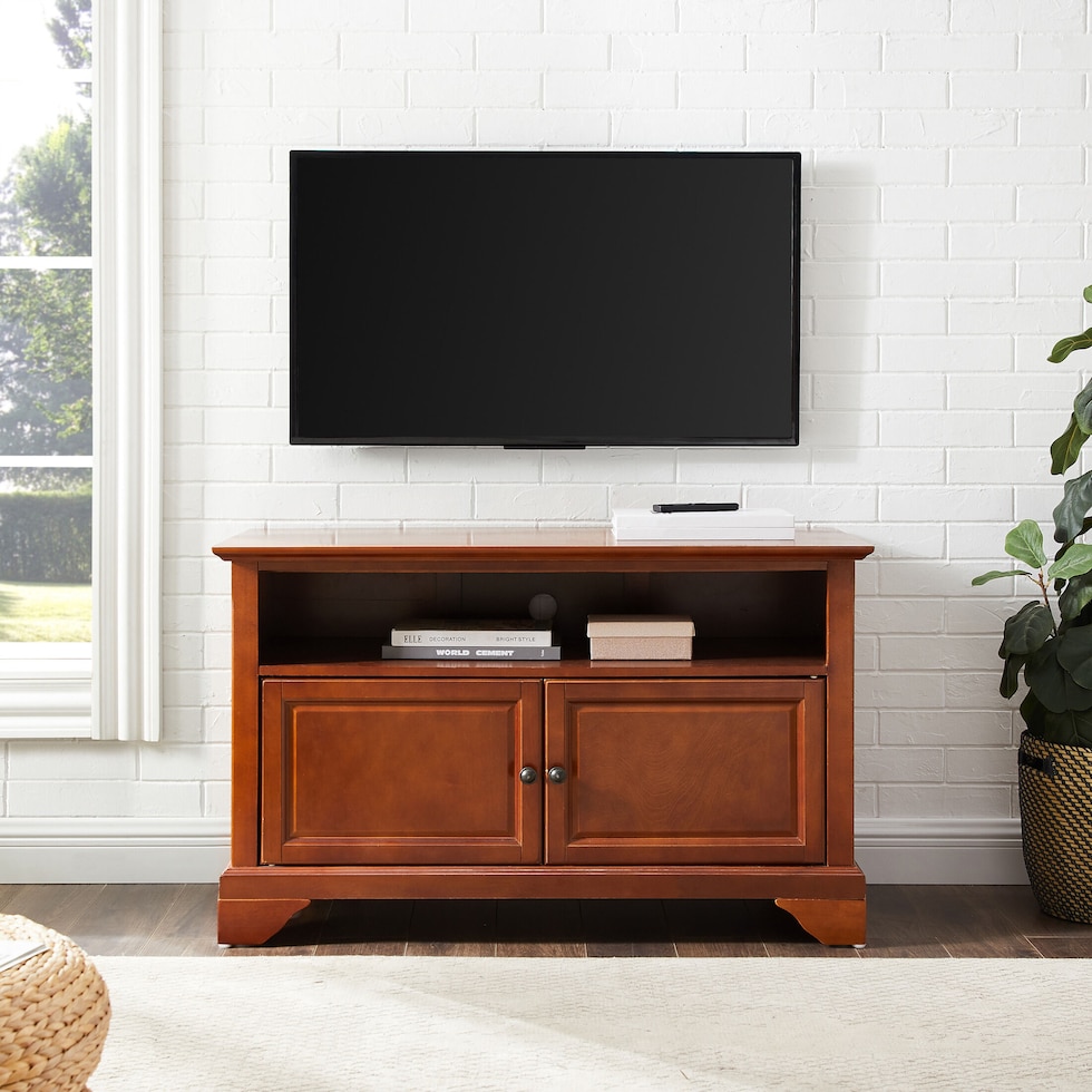 nathaniel dark brown tv stand   