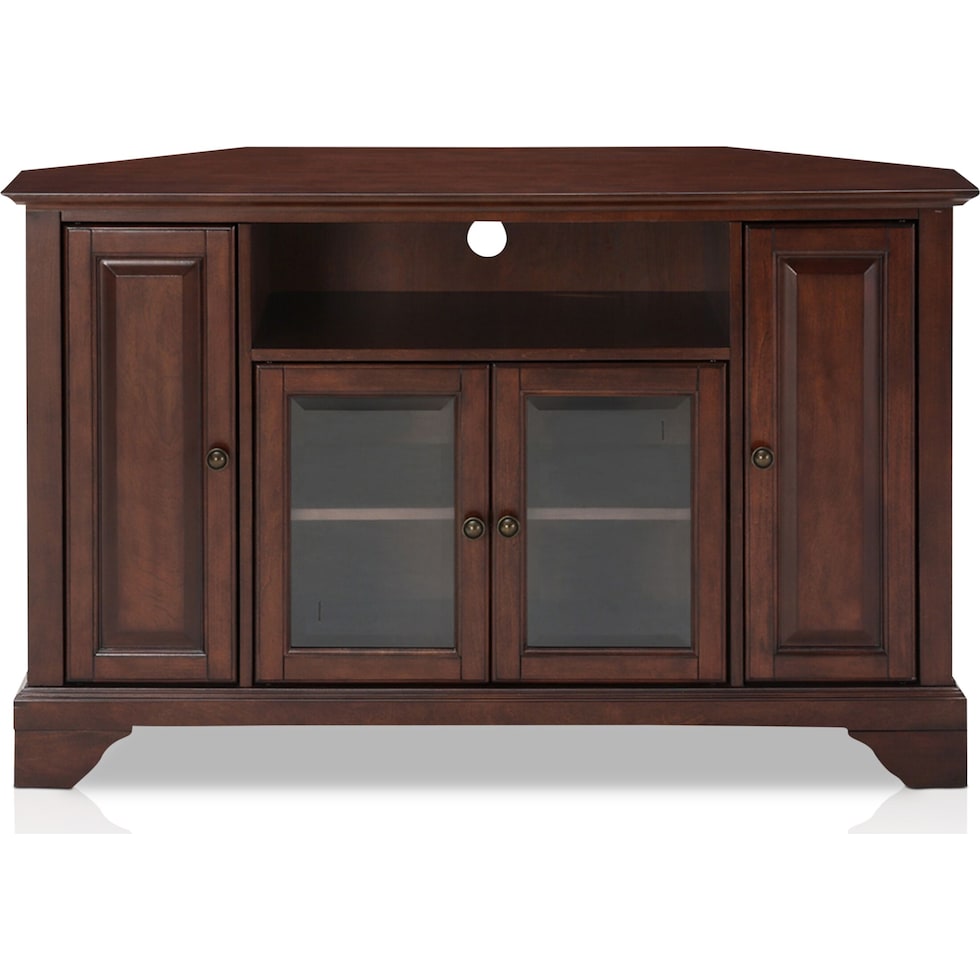 nathaniel dark brown tv stand   