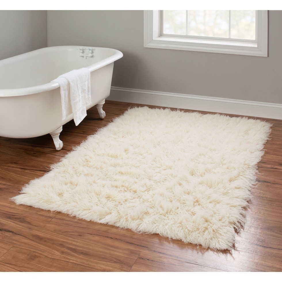 natural white area rug  x    