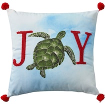 nautical joy blue accent pillow   