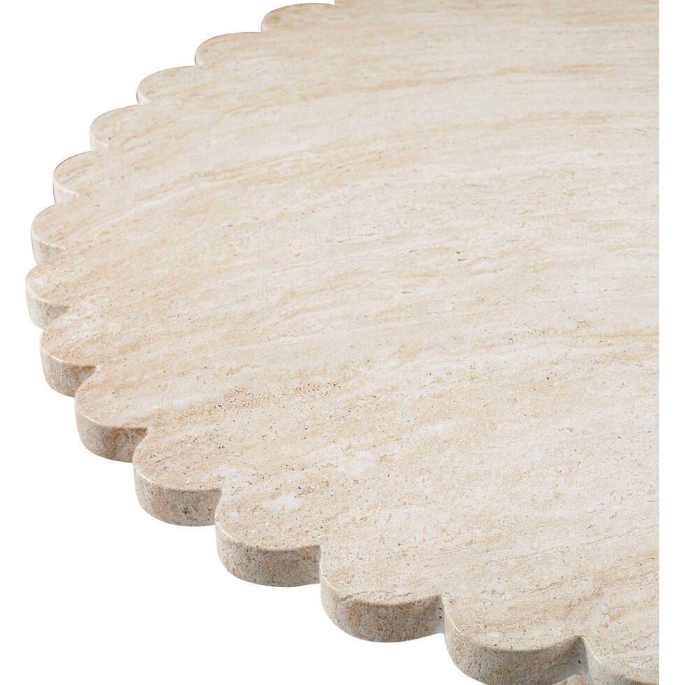 navarre travertine dining table   