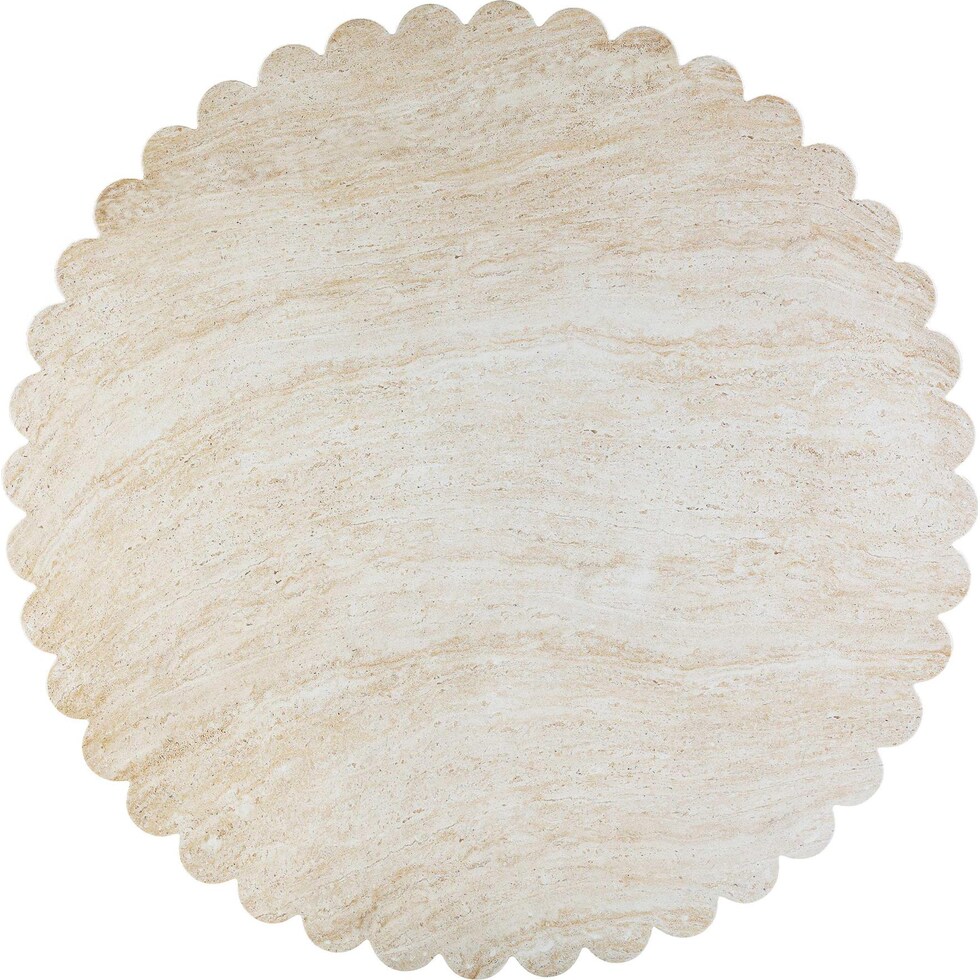 navarre travertine dining table   