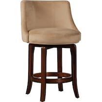 nayeli light brown counter height stool   