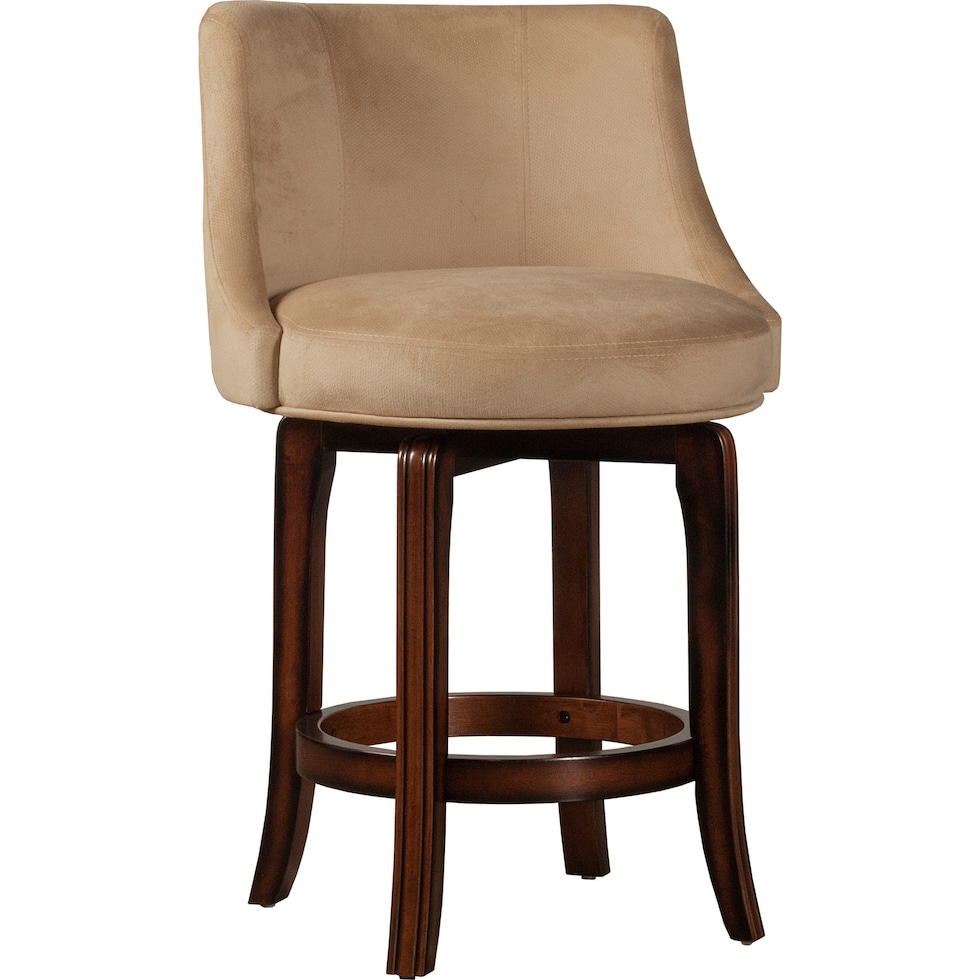 nayeli light brown counter height stool   