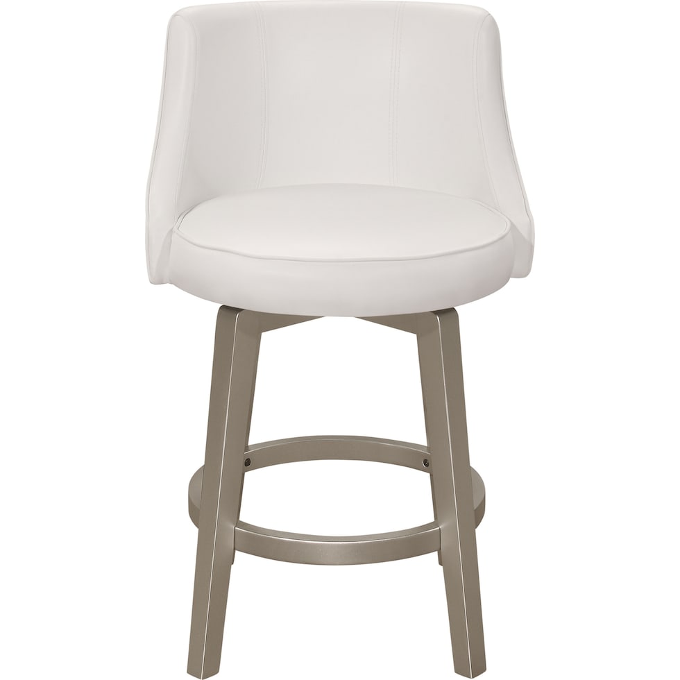 nayeli white counter height stool   