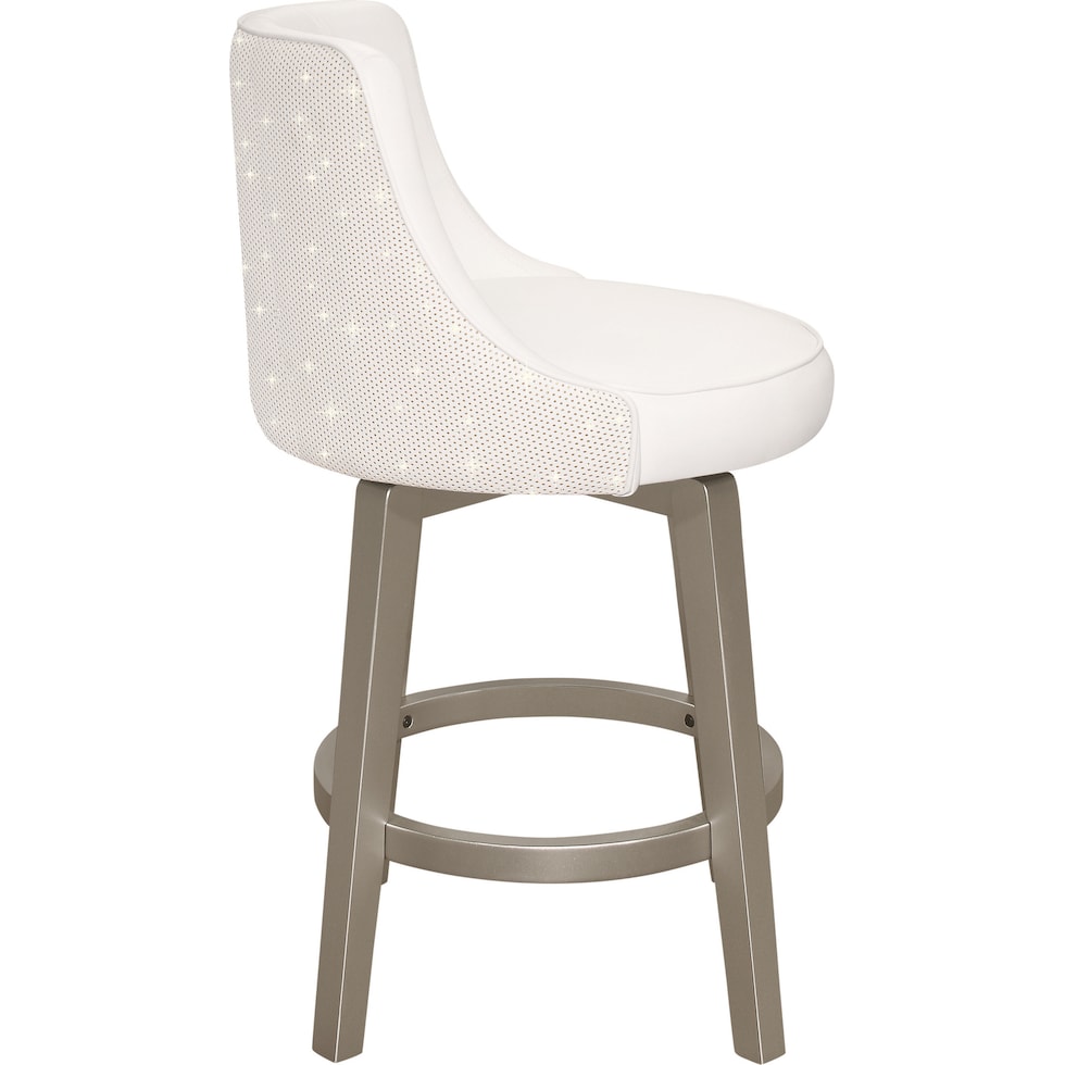 nayeli white counter height stool   