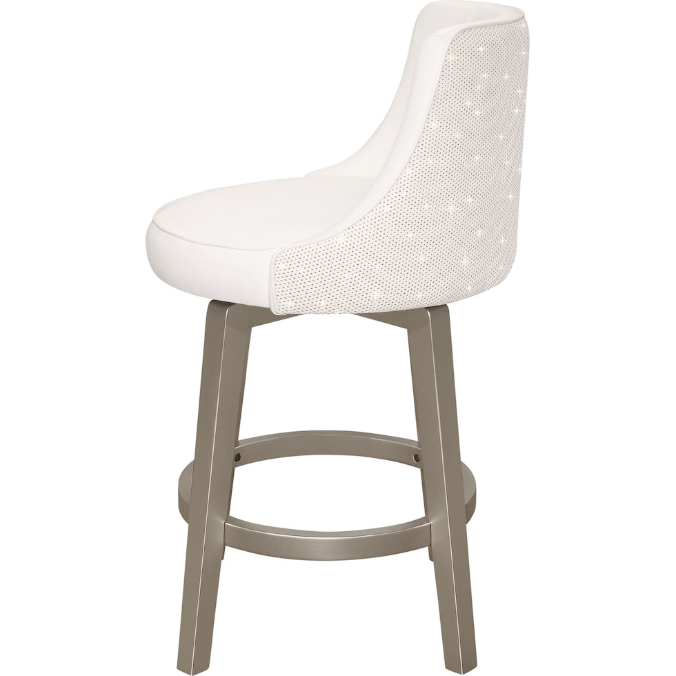 nayeli white counter height stool   