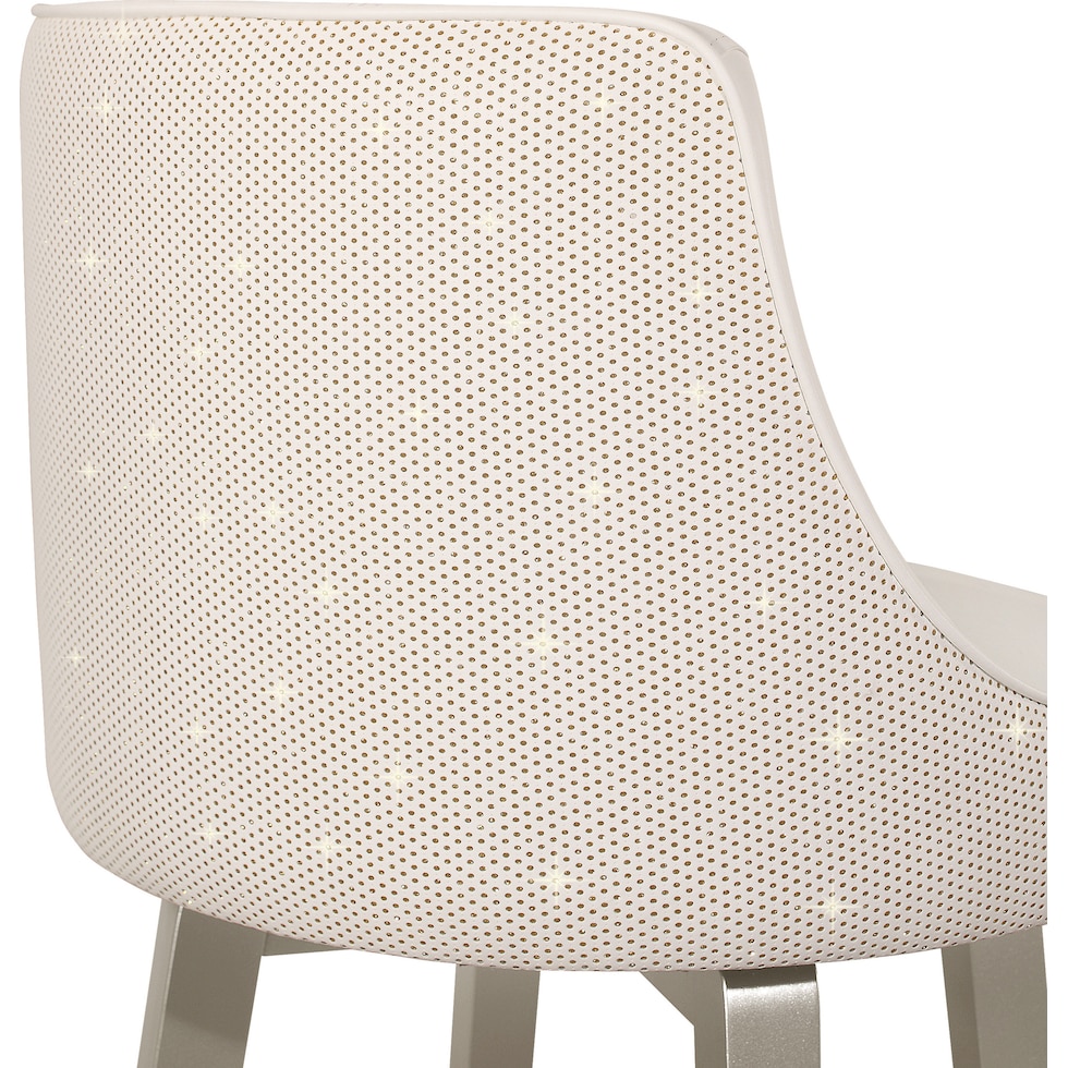 nayeli white counter height stool   