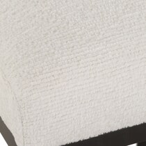 neil matte black light cream bar stool   