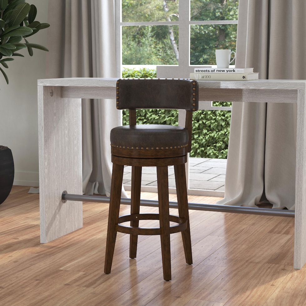 nella black bar stool   