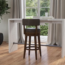 nella black bar stool   