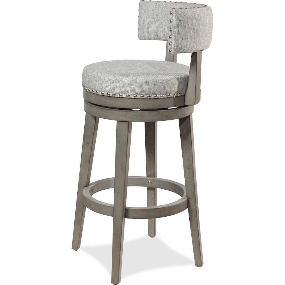 nella gray bar stool   