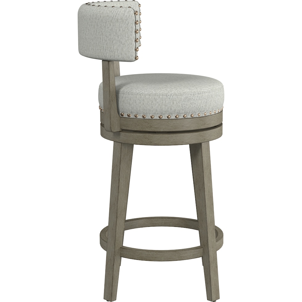 nella gray counter height stool   