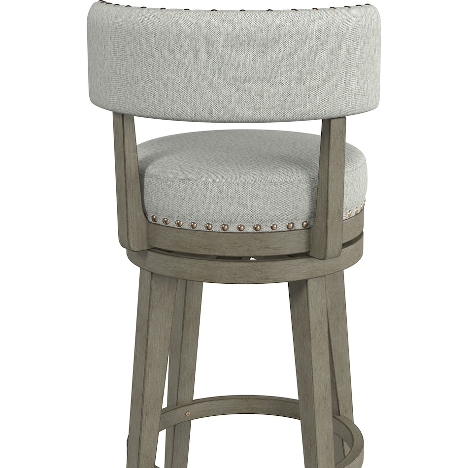 Nella Swivel CounterHeight Stool Gray Value City Furniture