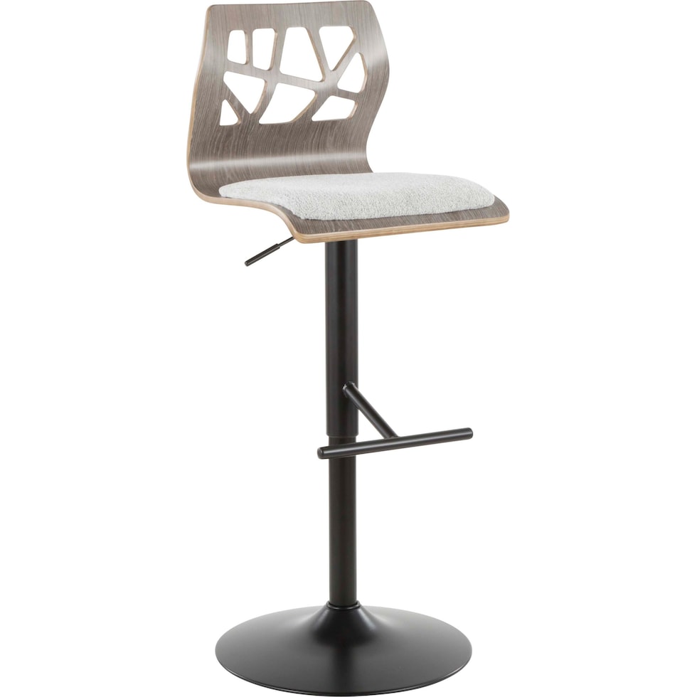 nellie dining gray bar stool   