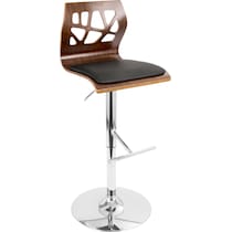 nellie black bar stool   