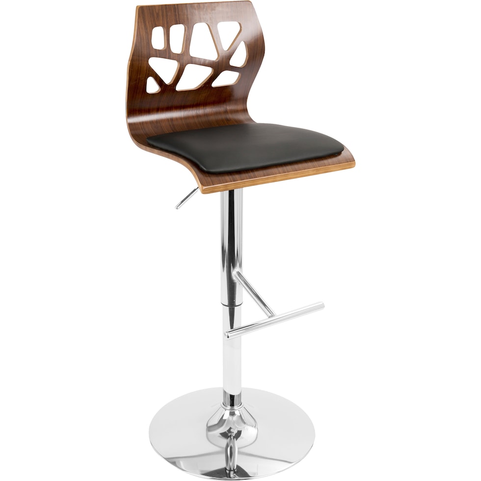 nellie black bar stool   