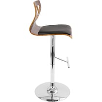 nellie black bar stool   