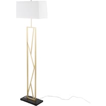nellie gold floor lamp   