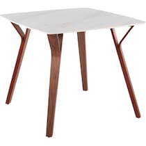 nellie white dining table   