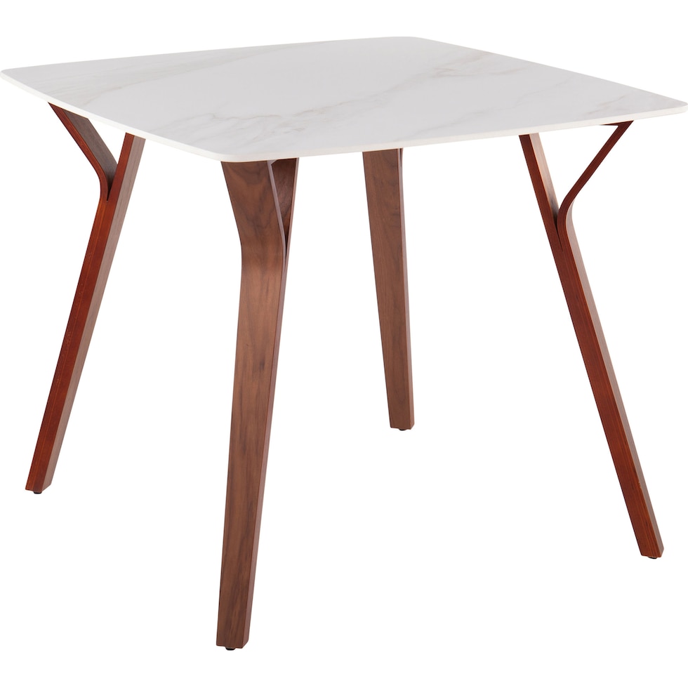 nellie white dining table   