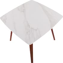 nellie white dining table   