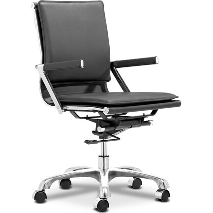 Nelson Office Arm Chair - Black