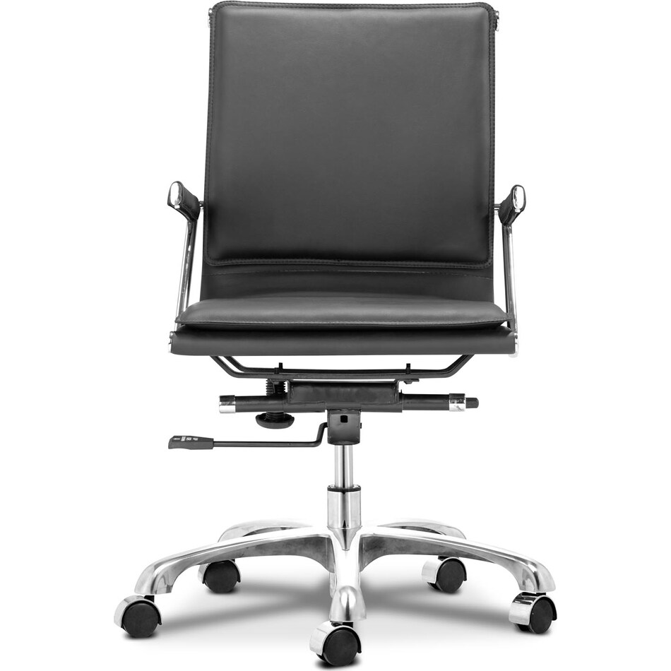 nelson black office chair   