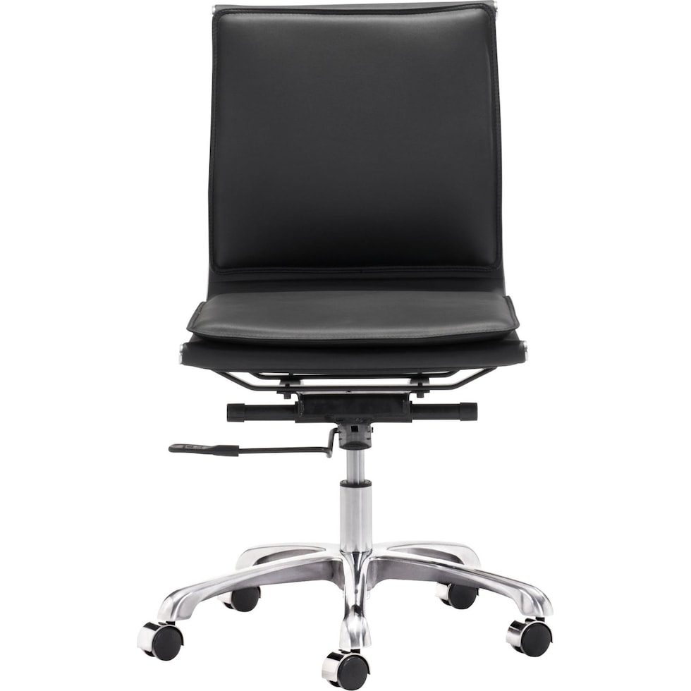 nelson black office chair   