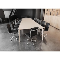 nelson black office chair   