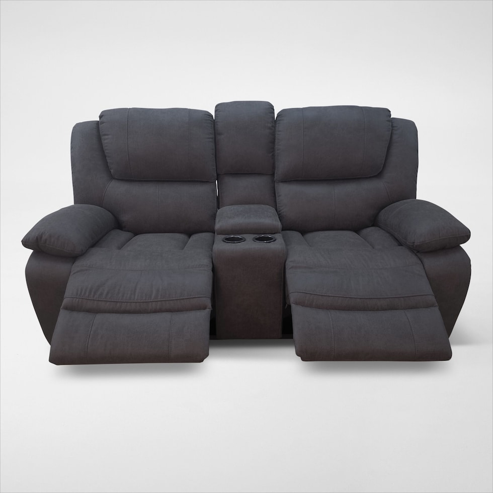 nelson gray loveseat   