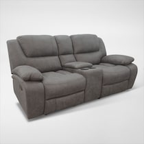 nelson gray loveseat   