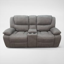 nelson gray loveseat   
