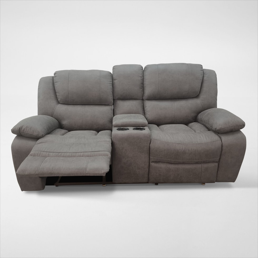 nelson gray loveseat   