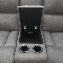 nelson gray loveseat   