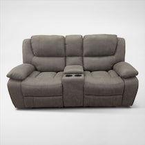 nelson gray loveseat   