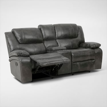 Nelson Manual Reclining Loveseat with USB Charging