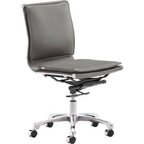 nelson gray office chair   