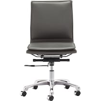 nelson gray office chair   