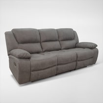 nelson gray sofa   
