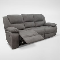 nelson gray sofa   