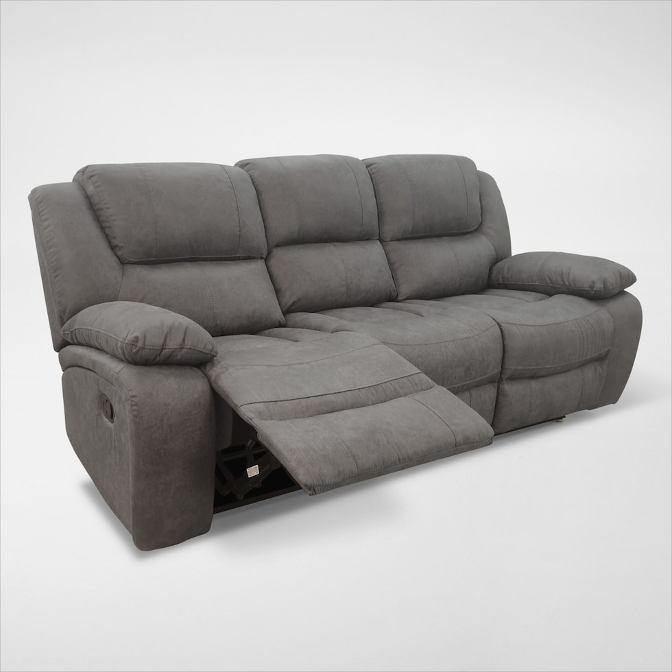 nelson gray sofa   
