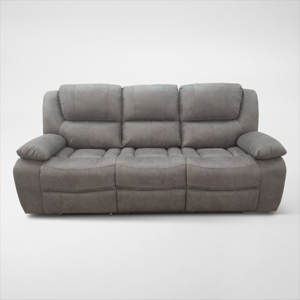 nelson gray sofa   